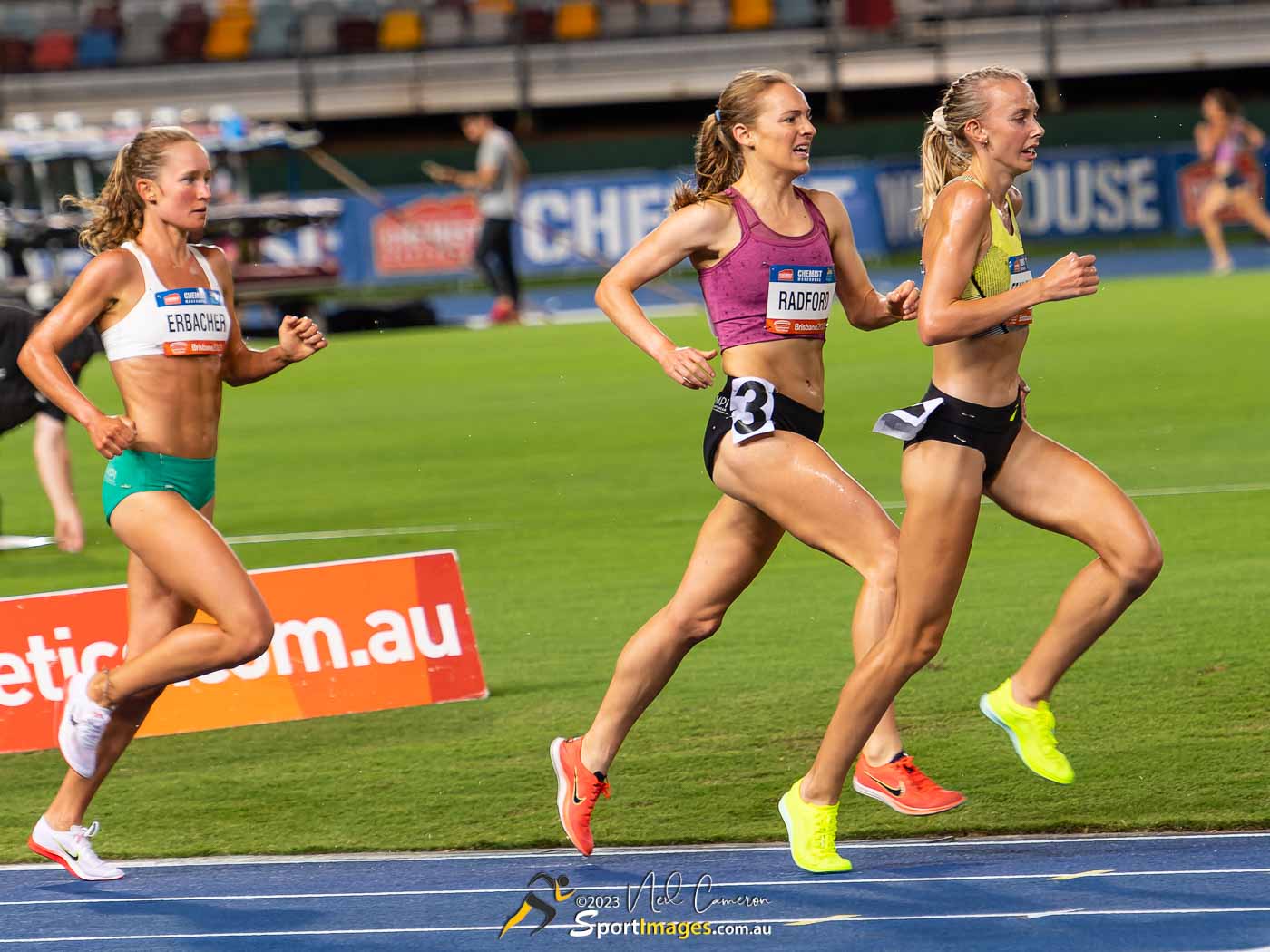Brielle Erbacher, Stella Radford, Cara Feain-Ryan, Women's 3000m Steeplechase
